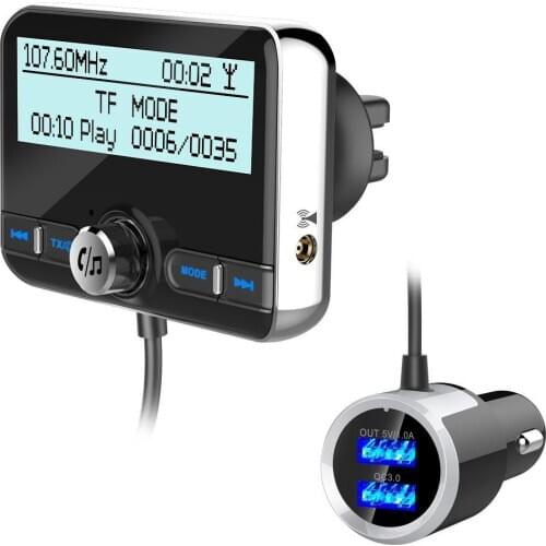 DAB002 Multifunctional Car DAB Digital Radio Adapter FM Transmitter Charger