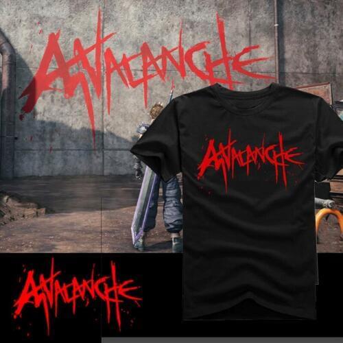 New Game Final Fantasy VII Remake AVALANCHE Cosplay FF7R Costumes Summer Loose Short Sleeve T-shirt Unisex Casual Tops