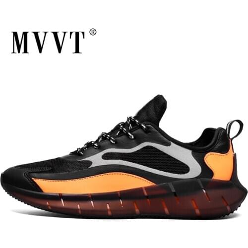 New 2020 Breathable Men Running Shoes Reflective Cushioning Sneakers Men Sport Shoes Boos-t Sole Traveling Walking Shoes For Men