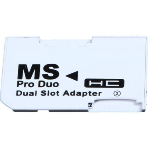 NEW Memory Card Adapter Micro SD TF Flash Card to Memory Stick MS Pro Duo for PSP Card Single / Dual 2 Slot Adapter