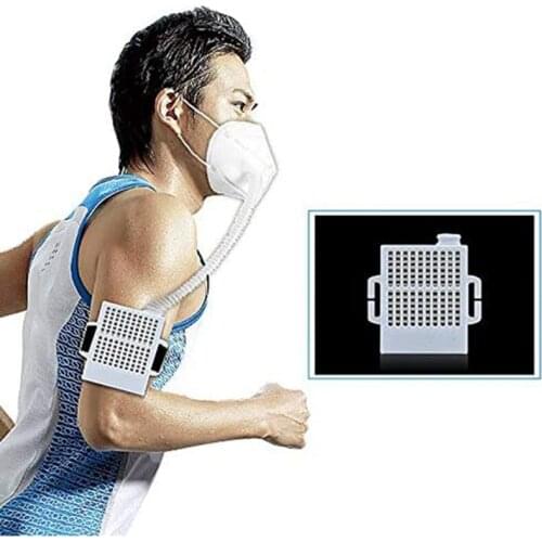 Rechargeable Electrical Air Purifying Respirator, Reusable 3 Modes Fan Air Purifier With HEPA Filter For Outdoor Sports