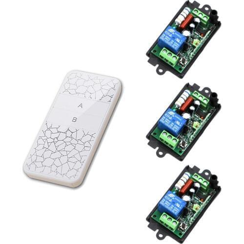AC220V 110V 1CH RF Wireless Remote Control Switch System 220V Relays Receiver Remote Control Transmitter 315/433MHZ for Choose