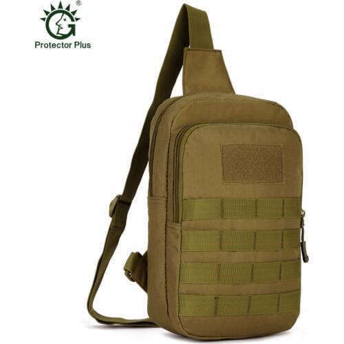 Sport Bag Camping Men Military Tactical Travel Hiking Shoulder Sling Running Wearable Anti-Tear 1000D Nylon Army Chest Bag