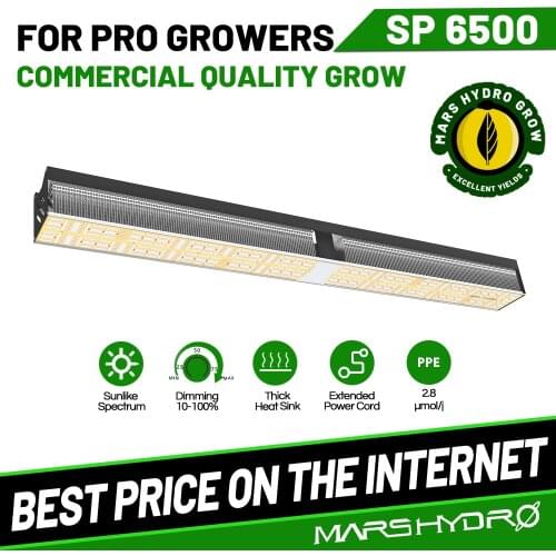 Mars Hydro SP 6500 650W LED Led Grow Light SAMSUNG LM301B Diodes Dimmable Full Spectrum Phytolamp for Greenhouse Indoor Plants