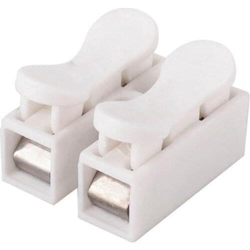 Terminal Wiring Clip Block Push-in Screwless Wire Transparent Security
