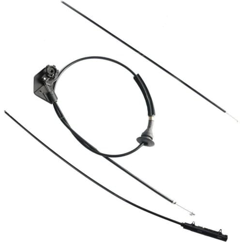 3PCS Engine Hood Release Bowden Cable Wire for BMW X5 E53 2000-2007 51238403219