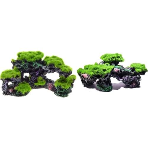 Aquarium Coral Reef Decoration Resin Fish Tank Mountain Rock Landscape Ornament