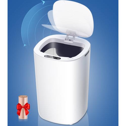 Smart Trash Can Home Intelligent Waste Bin Induction Garbage Bucket Electric Sensor Automatic Trash Bin For Kitchen Bathroom