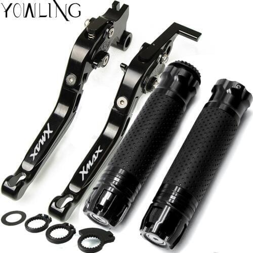 XMAX Logo For YAMAHA X-MAX X MAX XMAX 125 200 250 400 XMAX250 XMAX400 Motorcycle Brake Clutch Levers Handlebar grip Hand Grips