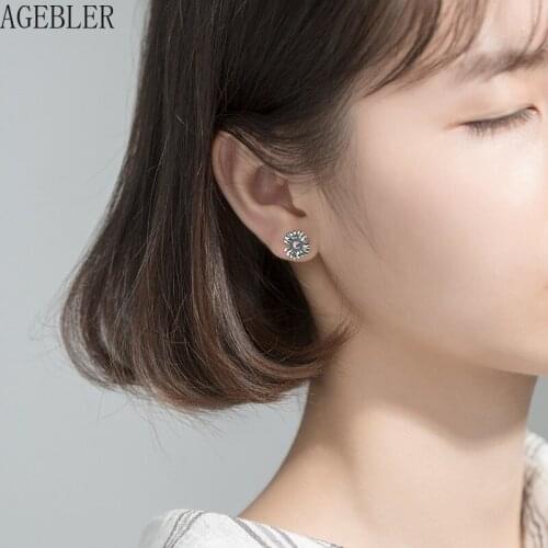 Original Design S925 Silver Fashion Retro Thai Silver Small Daisy Stud Earrings for Women Jewelry Flower Earrings Gift