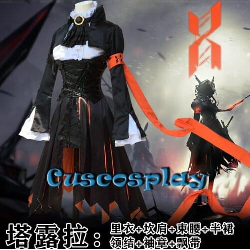 Game Arknights Talulah Cosplay Costume Dresses Full Sets Halloween Outfit For Women NEW Free Shipping