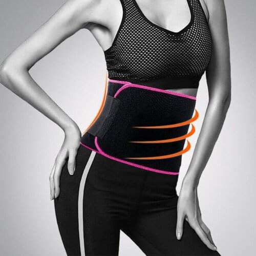 Women Waist Trimmer Belt Weight Loss Sweat Band Wrap Fat Tummy Stomach Sauna Sport Waist Support Waistband Running Gym Fitness