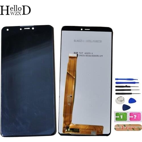 6.0 Inch Digiziter With Frame For BQ Mobile BQ-6016L Mercury BQ 6016L LCD Display Screen Assembly Sensor Tools Tape