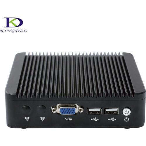 Fanless Mini pc Celeron J1900 Quad Core HTPC 4*Intel WG82583 Gigabit Lan Mini Desktop Computer Win7 1*VGA Free shipping N10