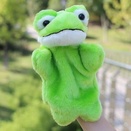 Childrens Puppet toy Hot sale frog plush Large puppets even a finger cartoon