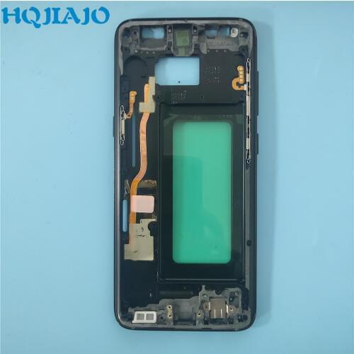 For Samsung Galaxy S8 G950 G950F S8 Plus G955 G955F Phone Housing Chassis Plate New Middle Frame Only No LCD