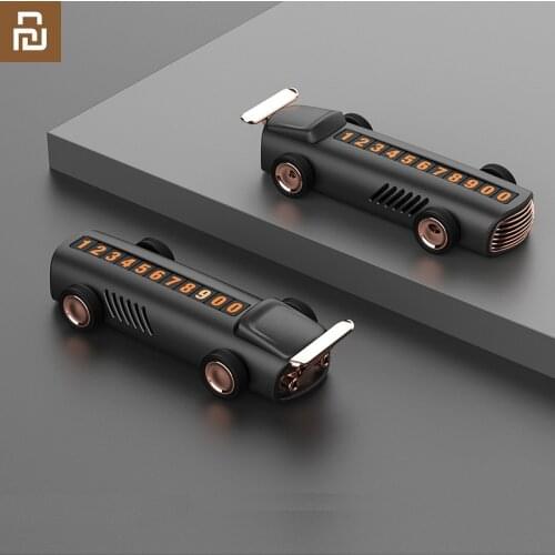 Xiaomi Youpin Creative Car Temporary Parking Plate Aromatic Car Decoration Slide Hide Mobile Phone Number Car Parking Plate