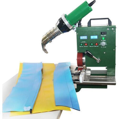 Table mounted hot air welder