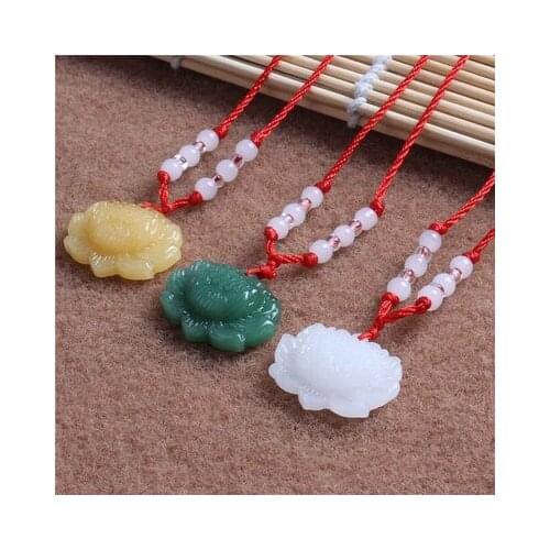 New fashion Lotus Pendant Fine Necklace For Women the man Accessories jewelry wholesale