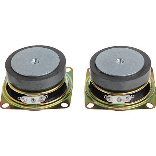 OOTDTY 2pcs 2" inch 53mm 4Ohm 3W Full Range Audio Speaker Stereo Woofer Loudspeaker New