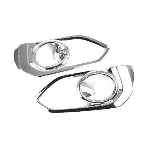 Suitable for 18-19 honda fit fit GK5 front fog lamp cover modification fog lamp frame decorative strip sequins