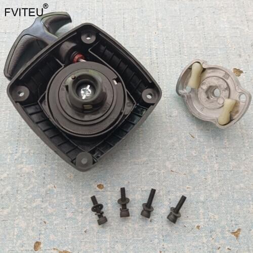 FVITEU Plastic Easy Start Pull Starter With Starter Pulley fit 32cc engine parts For 1/5 HPI Baja 5B 5T Rovan King Motor