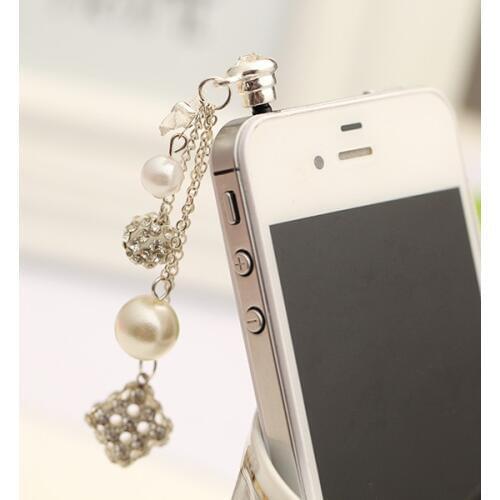 Fashion style Pendant Earphone Dust Plug Dustproof Plug Caps Cell Phone Accessories for all 3.5 mm Earphone Dust Plug