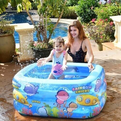 1-7 People Family Inflatable Pool Large Outdoor Indoor Swimming Pool Adult Child Home Garden PVC Swimming Pool