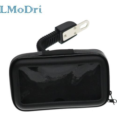 LMoDri Motorcycle Phone Holder Bag Case Waterproof Touch Screen Operation Smoothly 360 Degrees Rotate Cell Phone Holder Bag