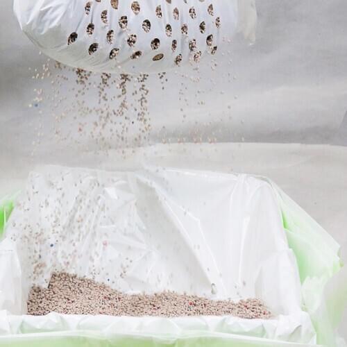 7 Pcs/Pack Cats Litter Filter Bag Portable Portale Drawstring Pet Pouch Cleaning Supplies Cats Housebreking Bags