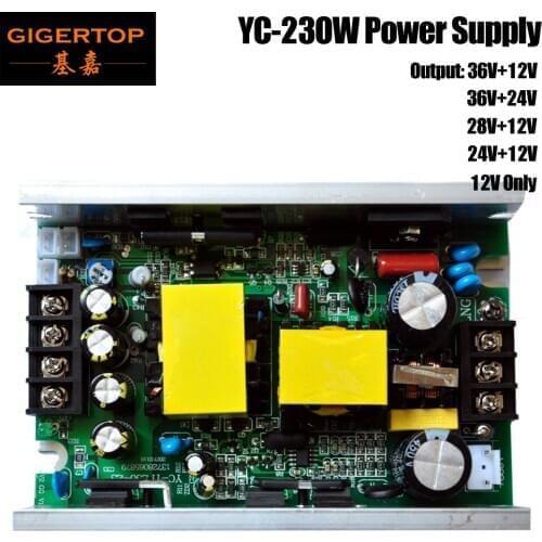 TIPTOP YC-TP230-2S 230W Power Supply 5R Sharpy Beam/7R Moving Head Light Family Party Club Cinema KTV Theater Concert Wedding
