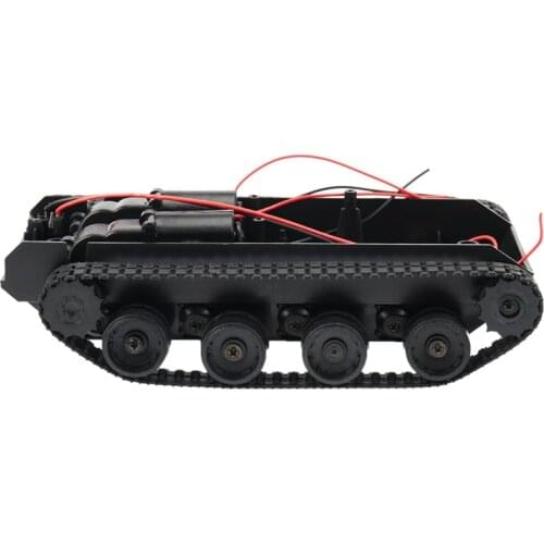 Rc Tank Smart Robot Tank Car Chassis Kit Rubber Track Crawler For Arduino 130 Motor Diy Robot Toys For Children