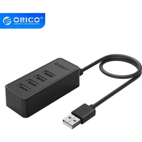 ORICO W5P-U2 USB 2.0 4-port USB 2.0 Splitter hub Type-A*4 USB Power Supply, with Data Cable and OTG Function W5P-U2