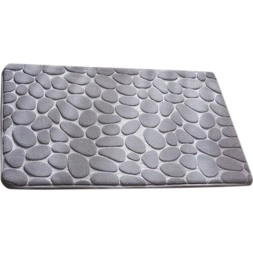 Indoor Doormat, Cobblestone Front Door Mat Durable Non-Slip Rubber Backing Door Mats, for Home/Office/Bedroom (40X60CM)