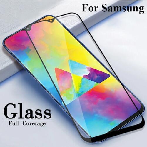 25D Full Gule Tempered Glass for Samsung Galaxy A10 A20 A10E A2 Core A20E A30 A40 A50 A60 A70 M10 M20 9H Screen Protector Film