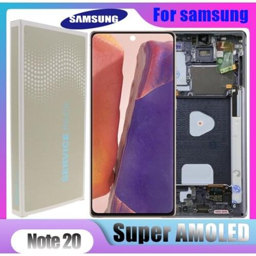 6.7'' Original For Samsung Galaxy Note 20 LCD Display Touch Screen Digitizer Assembly Replaced For Note20 N980F SM-N981F LCD