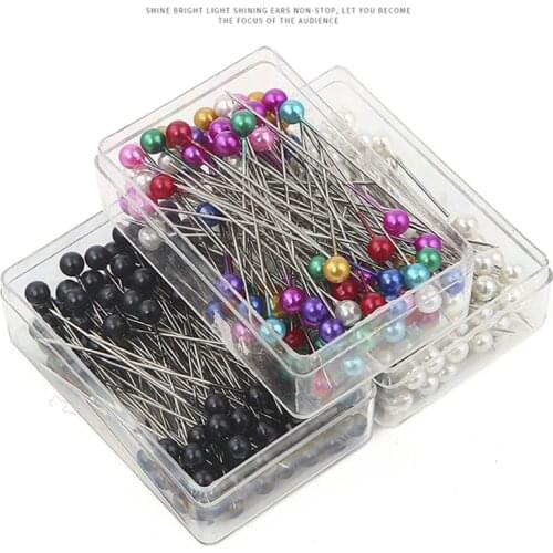 100Pcs/Box Patchwork Pins Positioning Needle Sewing Marker Needle Dressmaking Pins DIY Handmade Make Garment Accessory