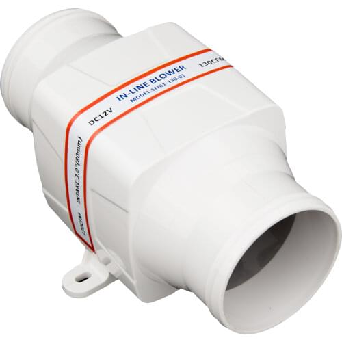 3" In Line Blower 12V Boat Bilge Cool Fan Marine Galley Engine Ventilation