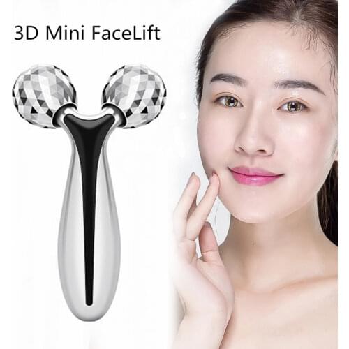 3D Handheld Muscle Body Shape V Face-Lift Y Vorm 360 Draaien Slimming Machine Massage Roller Ball Beauty Tools