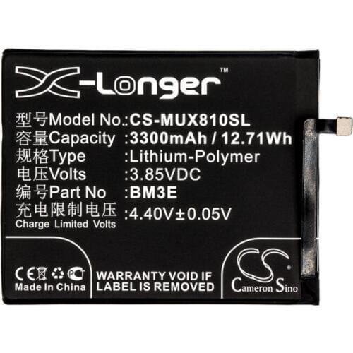 Cameron sino 3300mah battery for XIAOMI Dipper M1803E1A M1803E1C M1803E1T M1808D Mi 8 Mi 8 Dual SIM TD-LTE Premium Edition