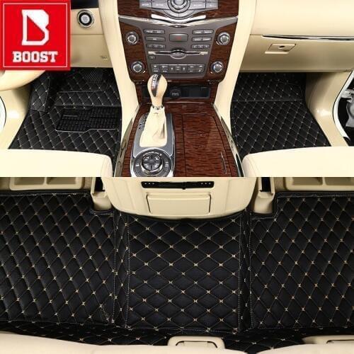 Boost Car Floor Mats For Nissan X-trail 2007 2016 2017 T31 T32 Right driving Waterproof Custom Automobile Auto Foot Pads