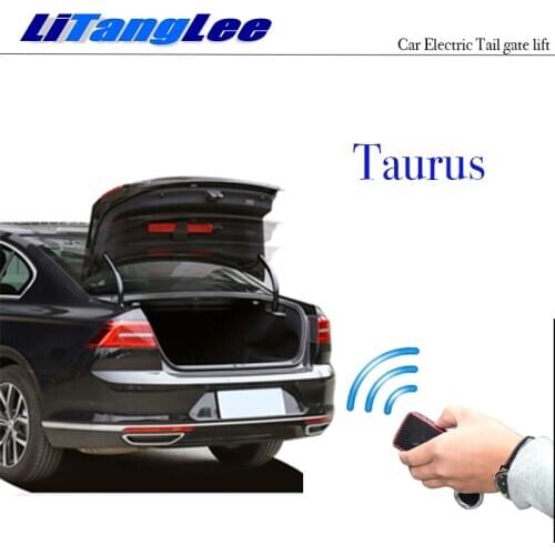 LiTangLee Car Electric Tail Gate Lift Trunk Rear Door Assist System For Ford Taurus 2015~2020 Original Key Remote Control