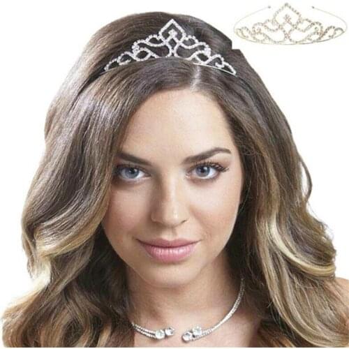 Shiny Rhinestone Temperament Little Crown Fashion Bride Wedding Crystal Headdress Sexy Lady Birthday Prom Party Accessories