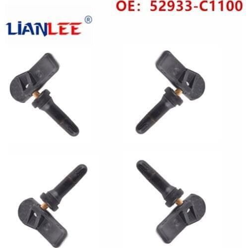 4Pcs/Lot Car Tire Pressure Monitor Sensor TPMS 52933C1100 52933-C1100 For Hyundai Creta IX25 Tucson I40 IX35 Sonata 2014-2018