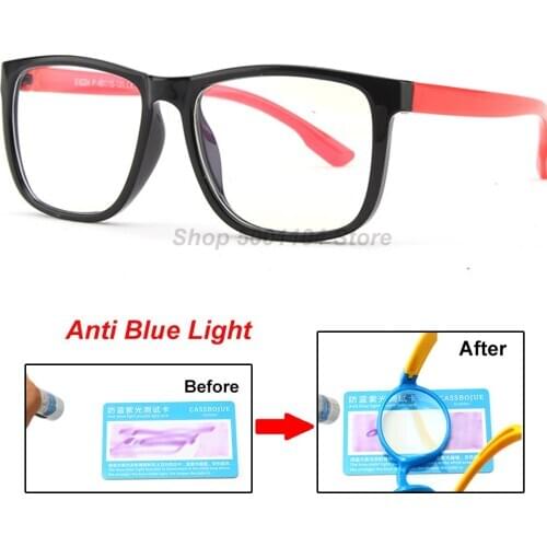Blue Light Kids Glasses 2020 New Optical Frame Boy Girls Computer Transparent Blocking Anti Reflective Children Eyeglasses UV