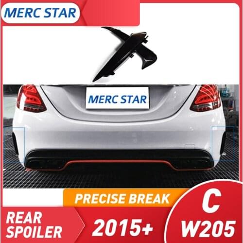 Suitable for Class C W205 C450 C63 C43 coupe sport, rear wing air blade designed for W205 C200 C180 C220 C250 C300 2014-19 style