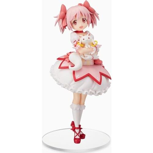 Tronzo Original SEGA Puella Magi Madoka Magica Kaname Madoka QB Incubator PVC Action Figure Anime Figurine Toys