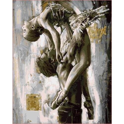 GATYZTORY Paint By Numbers For Adults Children Figure Ballet Picture Drawing On Canvas DIY HandPainted Oil Painting Unique Gift