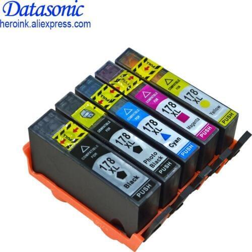 DAT for hp178 178XL ink Cartridge for HP Photosmart B109 B110 B210 C309 C310 C410 D5468 D5463 D5460 5510 5511 5512 6512 printer