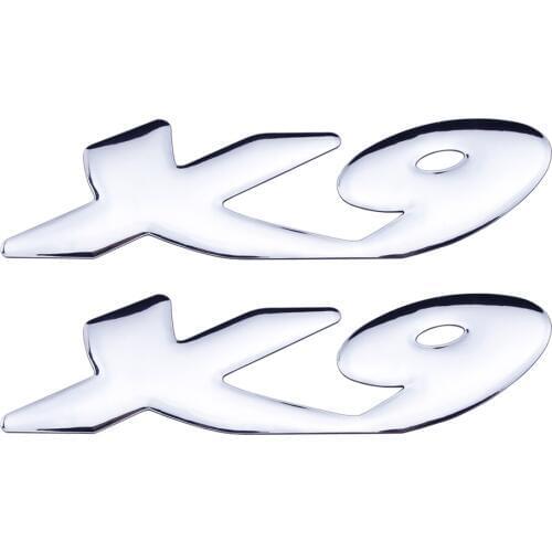 KODASKIN Motorcycle 3D Sticker Decal for PIAGGIO X9 Silver
